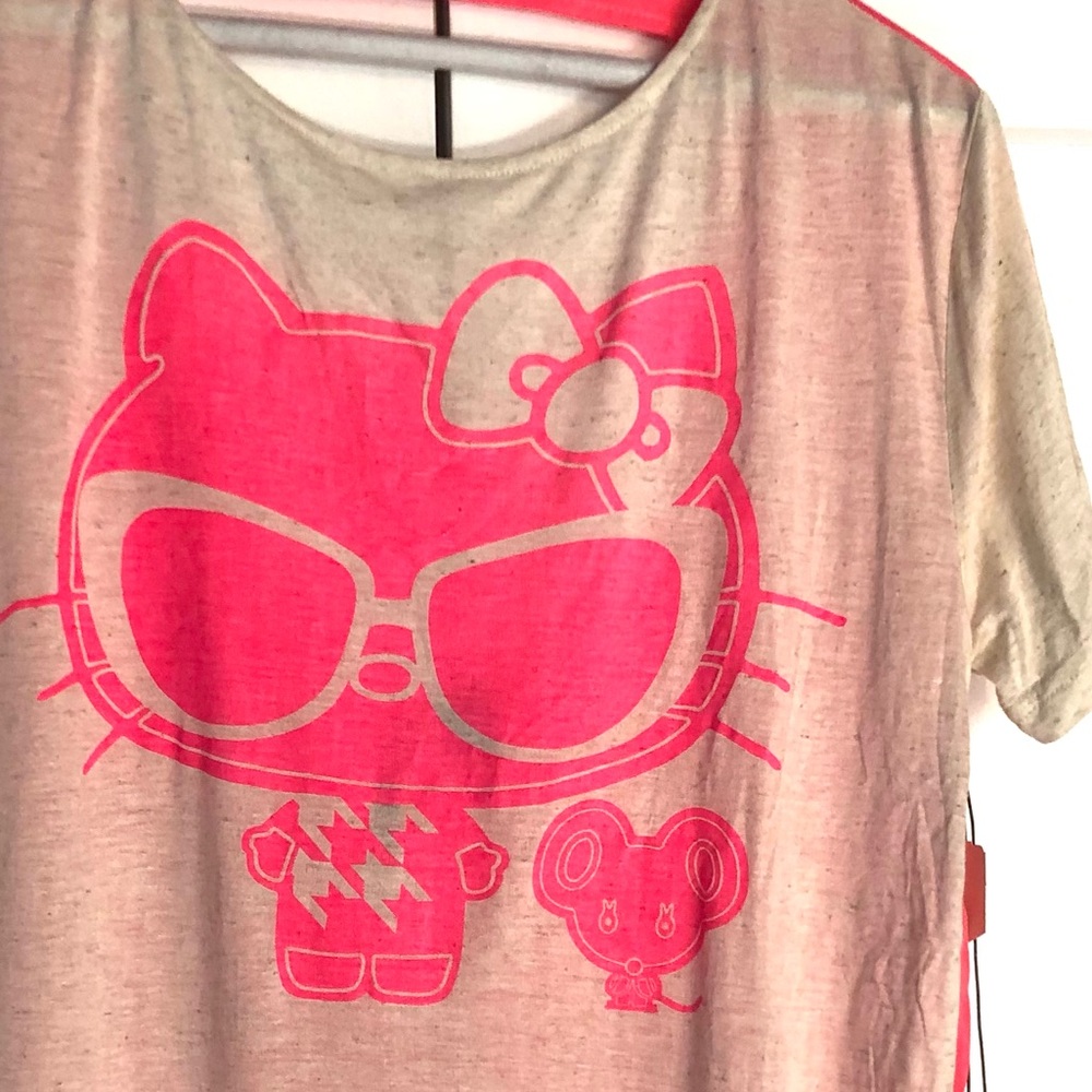 Hello Kitty Forever tee with open back NWT